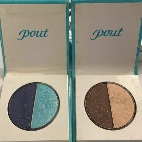 NWT POUT EYeshadow Duo Compacts (2) - Picture 2 of 4